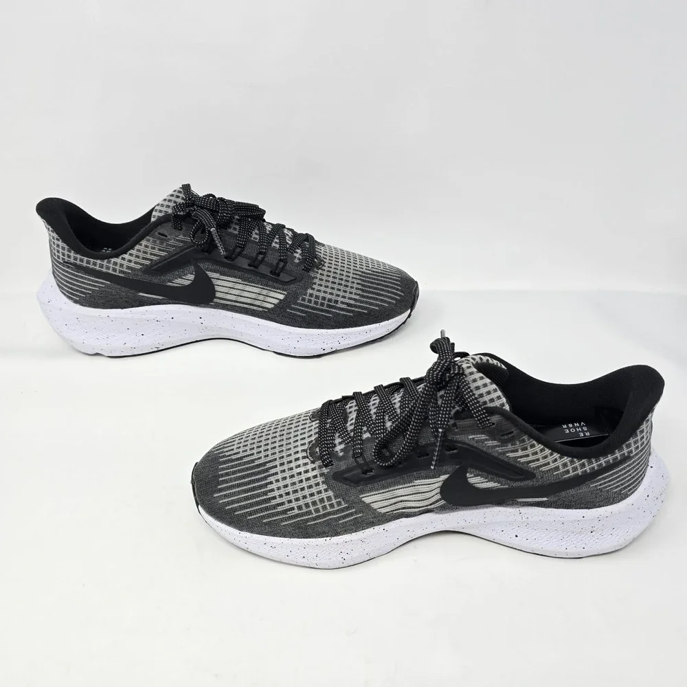 Nike Air Zoom Pegasus 39 Womens 7.5 Black White Running Shoes DH4072-005